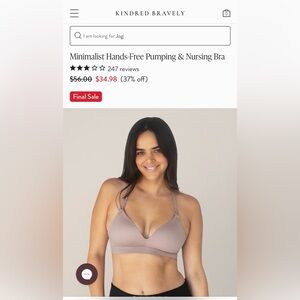 Minimalist Hands-Free Pumping & Nursing Bra | Lilac Stone